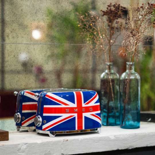 Toaster 2 slice, Union Jack Toasters Toaster 2 slice, Union Jack Toaster 2 slice, Union Jack Smeg