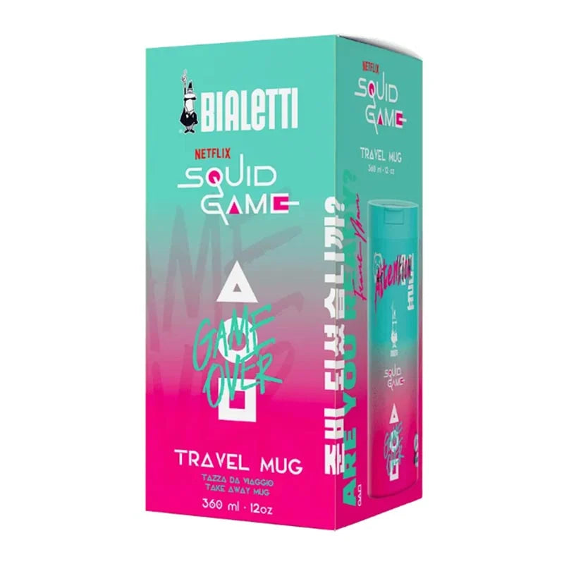 Thermal Mug Squid Game 360ML Stainless Steel Flask Thermal Mug Squid Game 360ML Thermal Mug Squid Game 360ML Bialetti