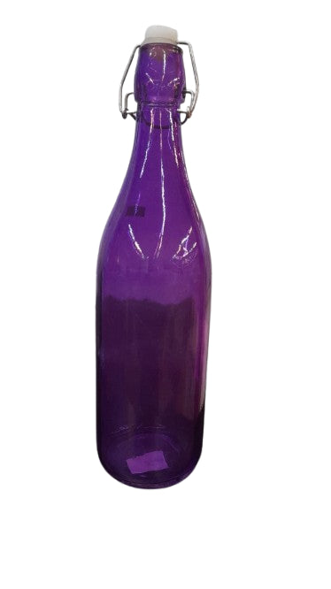 BORMIOLLI  1L Treo Suzzan  Colored Glass Bottle with Cap