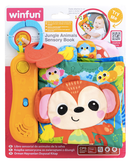 Jungle Animals Sensory Book Montessori, Letter & Numbers Jungle Animals Sensory Book Jungle Animals Sensory Book WinFun