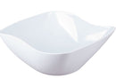 The German Outlet, The Chefs Warehouse By MG, Square Deep Bowl - White Melamine