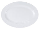 The German Outlet, The Chefs Warehouse By MG, Oval Platter/Buffet Display - White  Melamine