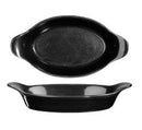 The German Outlet, The Chefs Warehouse By MG, Cook & Serve/Eared Dish - Oval Black