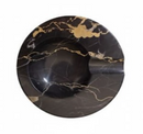 Round Marble Cigar Ashtray Handmade 13cm, Porto Oro  Round Marble Cigar Ashtray Handmade 13cm, Porto Oro Round Marble Cigar Ashtray Handmade 13cm, Porto Oro The Chefs Warehouse By MG