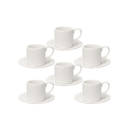 The German Outlet, Tognana, Set of 6 Coffee Cups & Saucer- Copenhagen
