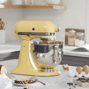 The German Outlet, KitchenAid, 4.8L Artisan Stand Mixer, Majestic Yellow + Pouring Shield & Extra Bowl