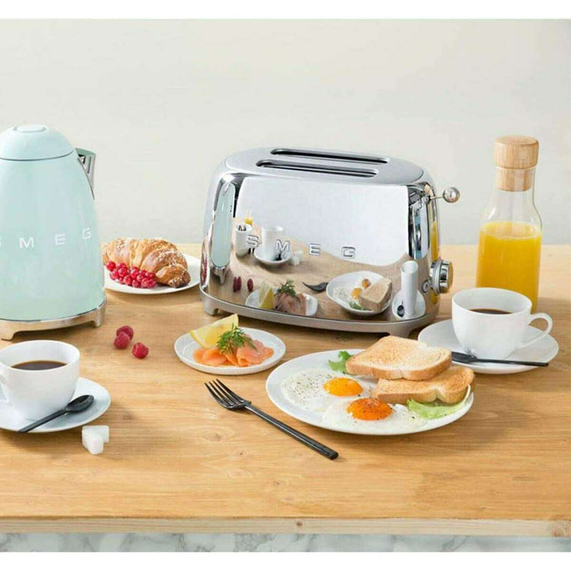 Toaster 2 slice, Chrome Toasters Toaster 2 slice, Chrome Toaster 2 slice, Chrome Smeg