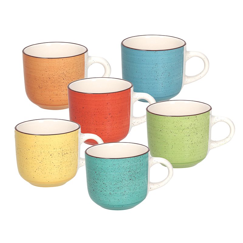 Breakfast cup “Art & Pepper” - Set of 6 drinking cups Breakfast cup “Art & Pepper” - Set of 6 Breakfast cup “Art & Pepper” - Set of 6 Tognana