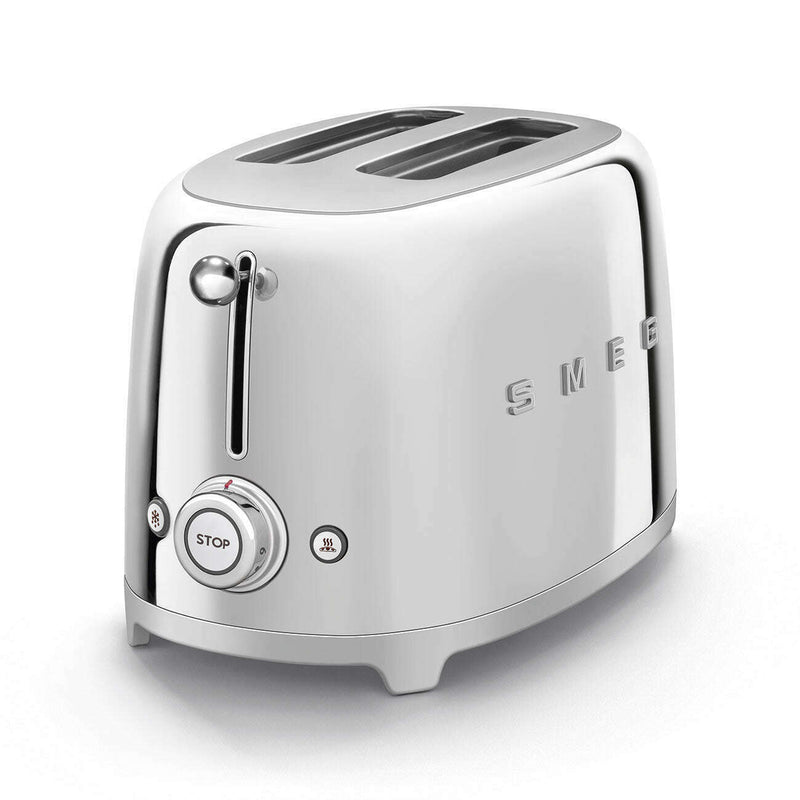 Toaster 2 slice, Chrome Toasters Toaster 2 slice, Chrome Toaster 2 slice, Chrome Smeg