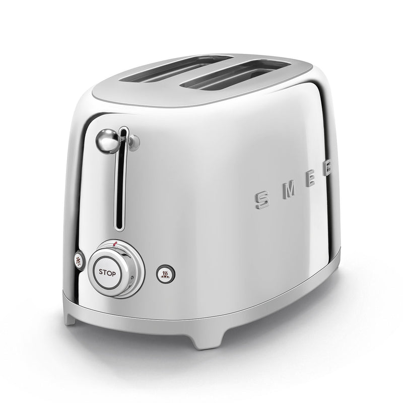 Toaster 2 slice, Chrome Toasters Toaster 2 slice, Chrome Toaster 2 slice, Chrome Smeg