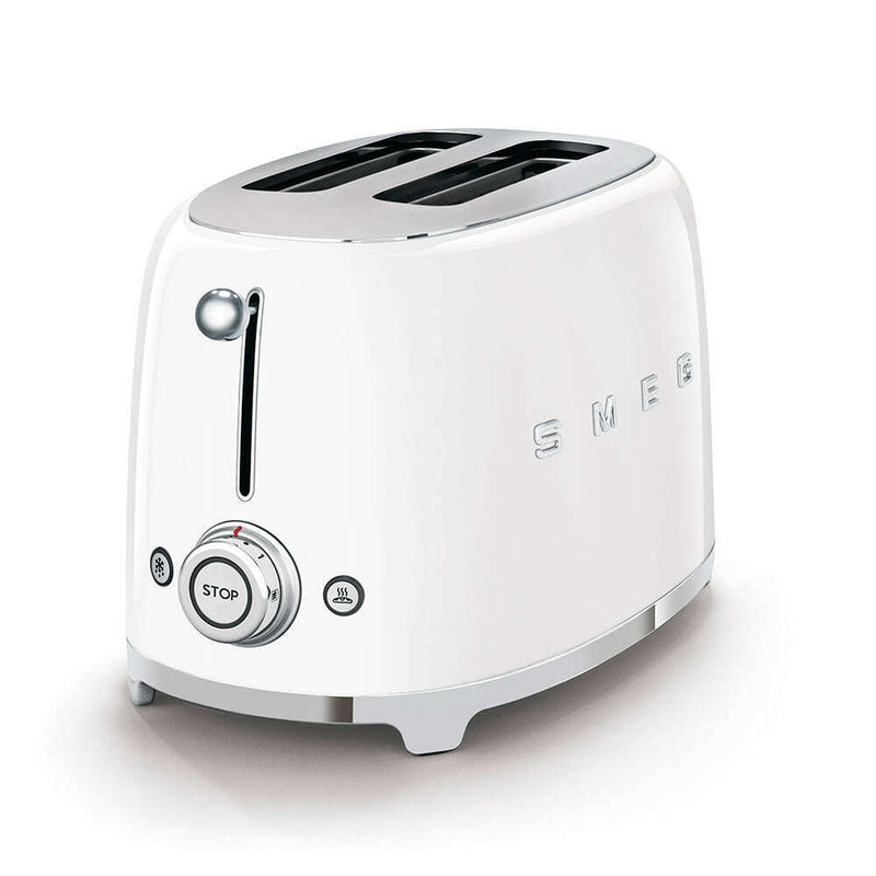 Toaster 2 slice, White Toasters Toaster 2 slice, White Toaster 2 slice, White Smeg