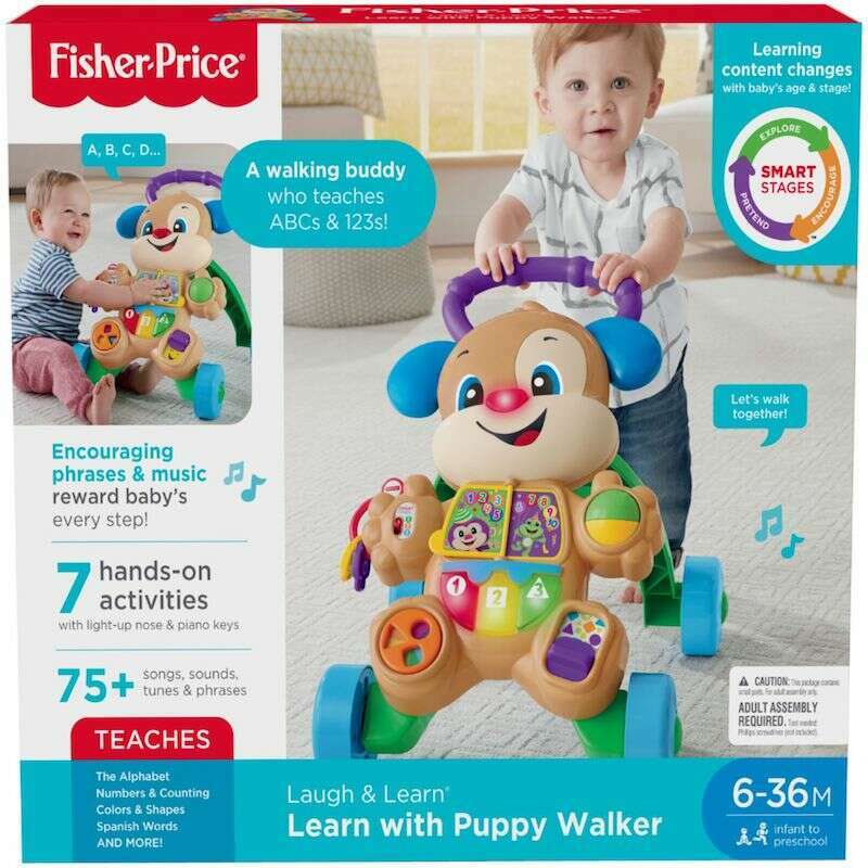 Smart Stage Puppy Walker, English/French Toys Smart Stage Puppy Walker, English/French Smart Stage Puppy Walker, English/French Fisher Price