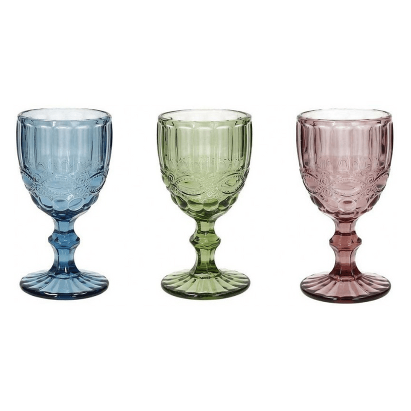 Set of 3 Goblets Madame Ve-ci-az - 260ml Glass cups Set of 3 Goblets Madame Ve-ci-az - 260ml Set of 3 Goblets Madame Ve-ci-az - 260ml Tognana