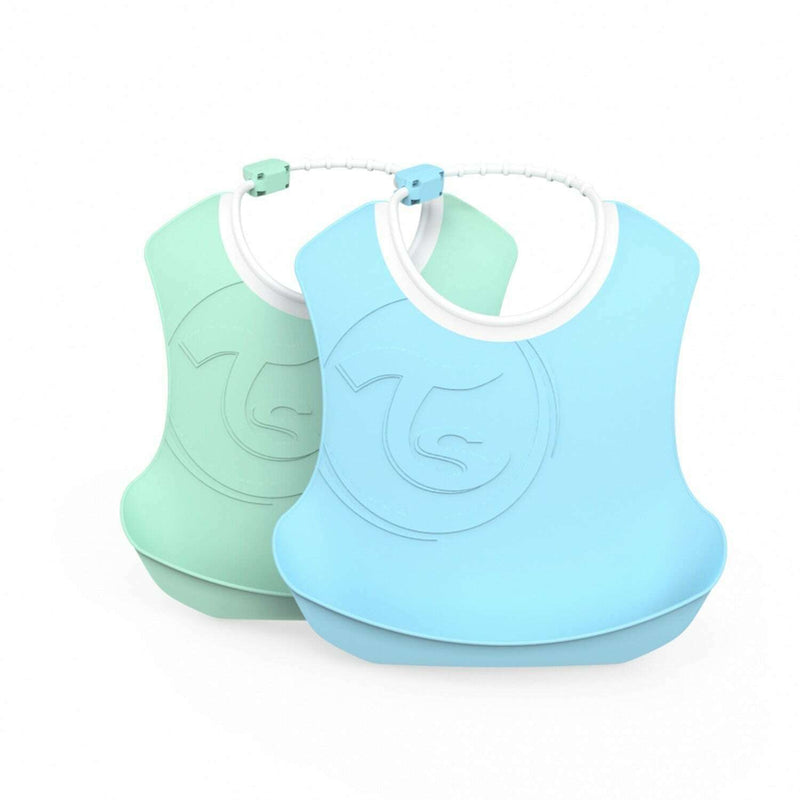 2x Pastel Bib Infant Feeding 2x Pastel Bib 2x Pastel Bib Twistshake