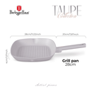 28cm Grill Pan, Taupe