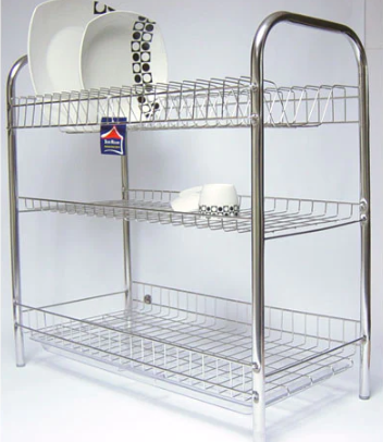 3 Levels Stainless Steel Dish Rack Outlet 3 Levels Stainless Steel Dish Rack 3 Levels Stainless Steel Dish Rack Style House