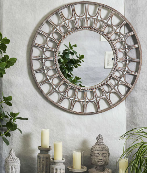 Gold Round Mirror 64CM Home decor Gold Round Mirror 64CM Gold Round Mirror 64CM Tognana