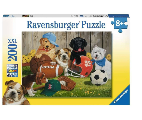 200 Pieces Puzzle, Let's Play Ball puzzle Kids 200 Pieces Puzzle, Let's Play Ball 200 Pieces Puzzle, Let's Play Ball Ravensburger