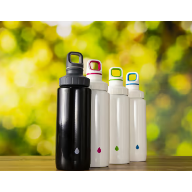 Drink2go Light Steel-  0,6L Plastic Flask Drink2go Light Steel-  0,6L Drink2go Light Steel-  0,6L Tefal