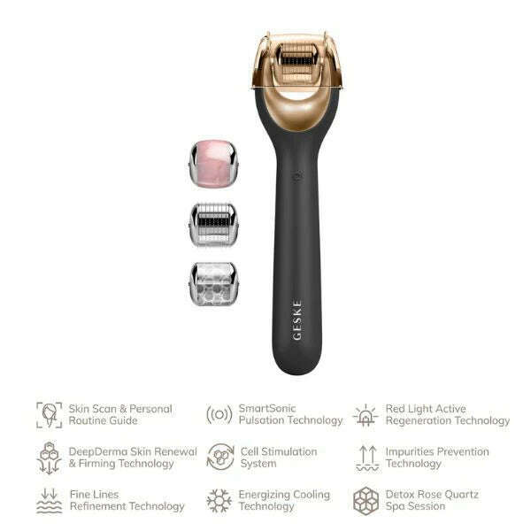 SmartAppGuided™ MicroNeedle Face Roller | 9 in 1 Skin Cleansing Brushes & Systems SmartAppGuided™ MicroNeedle Face Roller | 9 in 1 SmartAppGuided™ MicroNeedle Face Roller | 9 in 1 Geske