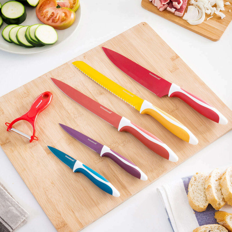 Set of Ceramic Coated Kitchen Tools with Peeler knives set Set of Ceramic Coated Kitchen Tools with Peeler Set of Ceramic Coated Kitchen Tools with Peeler InnovaGoods