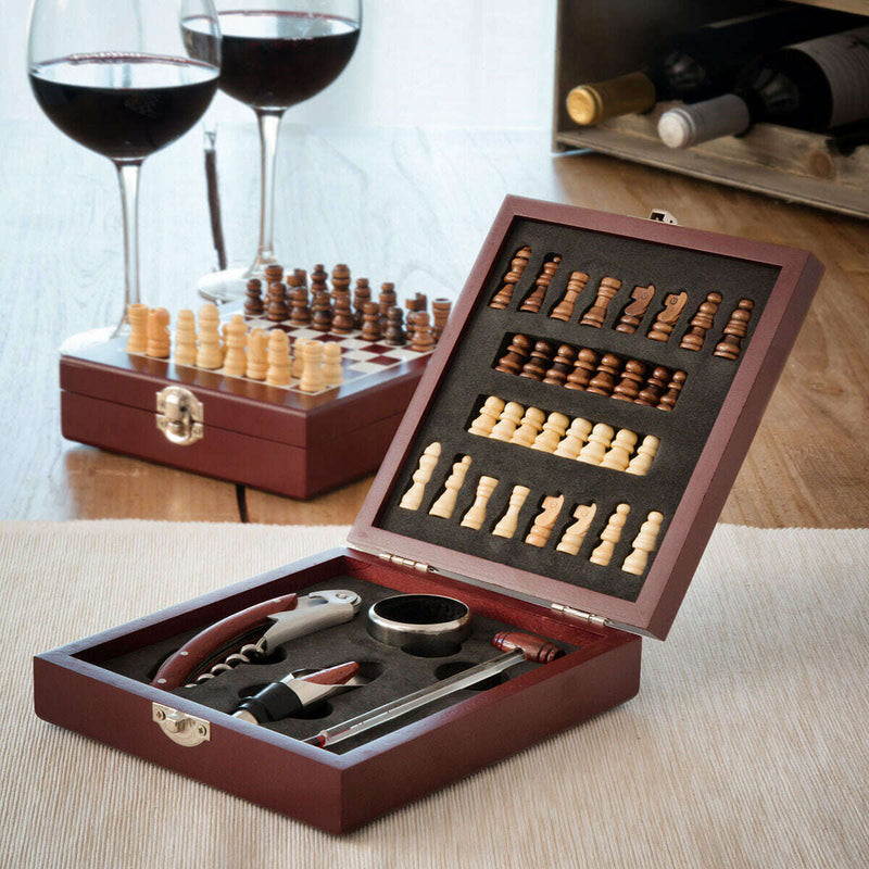 Chess Wine Set - 37 Pieces Board Games Chess Wine Set - 37 Pieces Chess Wine Set - 37 Pieces InnovaGoods