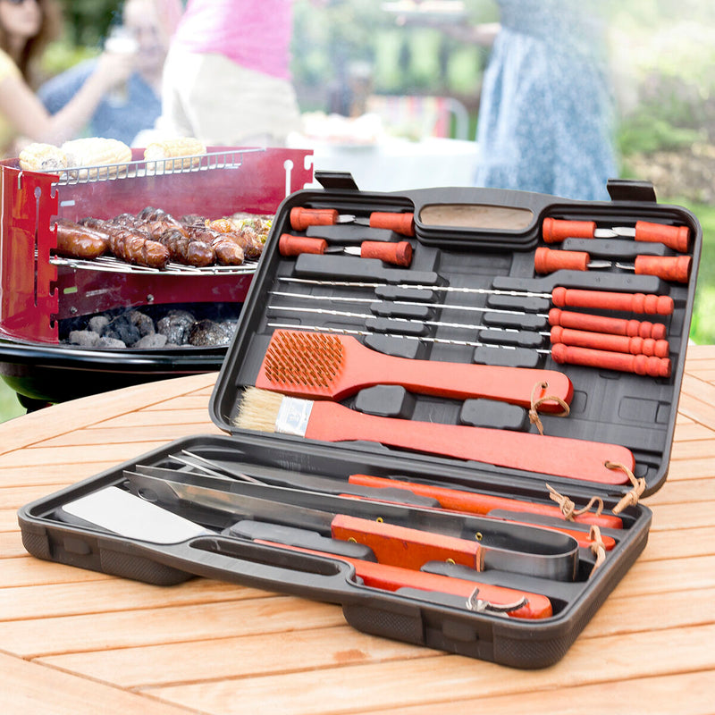 Barbecue Case 18 Pieces Outdoor Grill Accessories Barbecue Case 18 Pieces Barbecue Case 18 Pieces InnovaGoods