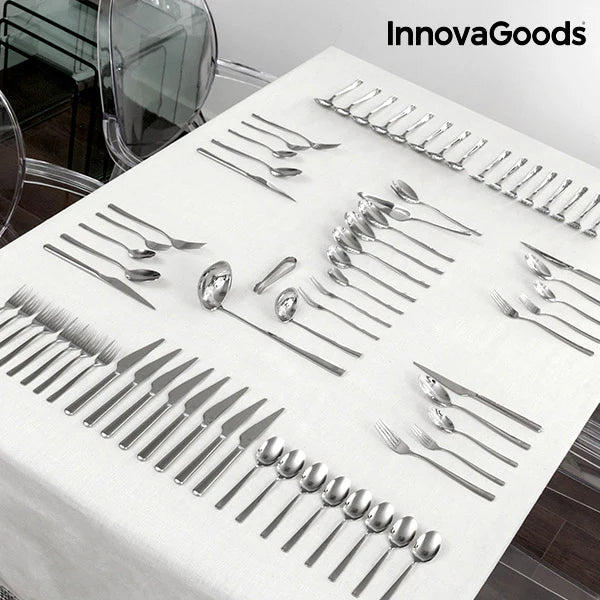 Cook D'Lux Stainless Steel Cutlery Set (72 Pieces) Cutlery Set Cook D'Lux Stainless Steel Cutlery Set (72 Pieces) Cook D'Lux Stainless Steel Cutlery Set (72 Pieces) InnovaGoods