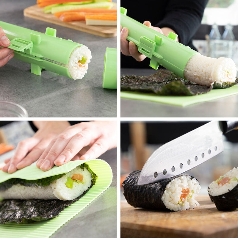 Sushi Set with Recipes Suzooka Kitchen Tools Sushi Set with Recipes Suzooka Sushi Set with Recipes Suzooka InnovaGoods