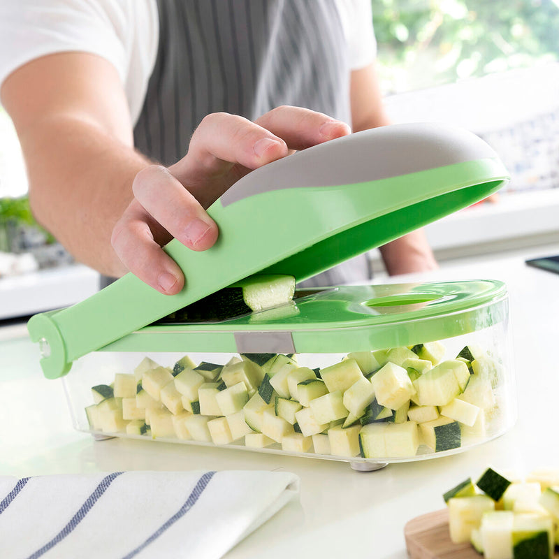 7 in 1 vegetable cutter, grater and mandolin with Slicer 7 in 1 vegetable cutter, grater and mandolin with 7 in 1 vegetable cutter, grater and mandolin with InnovaGoods