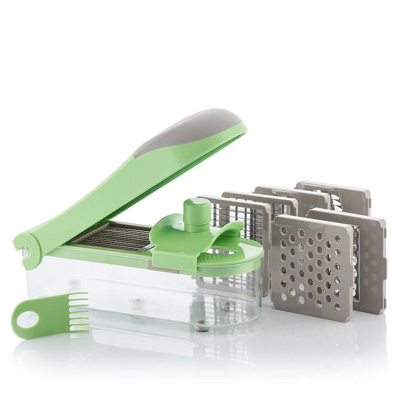 7 in 1 vegetable cutter, grater and mandolin with Slicer 7 in 1 vegetable cutter, grater and mandolin with 7 in 1 vegetable cutter, grater and mandolin with InnovaGoods