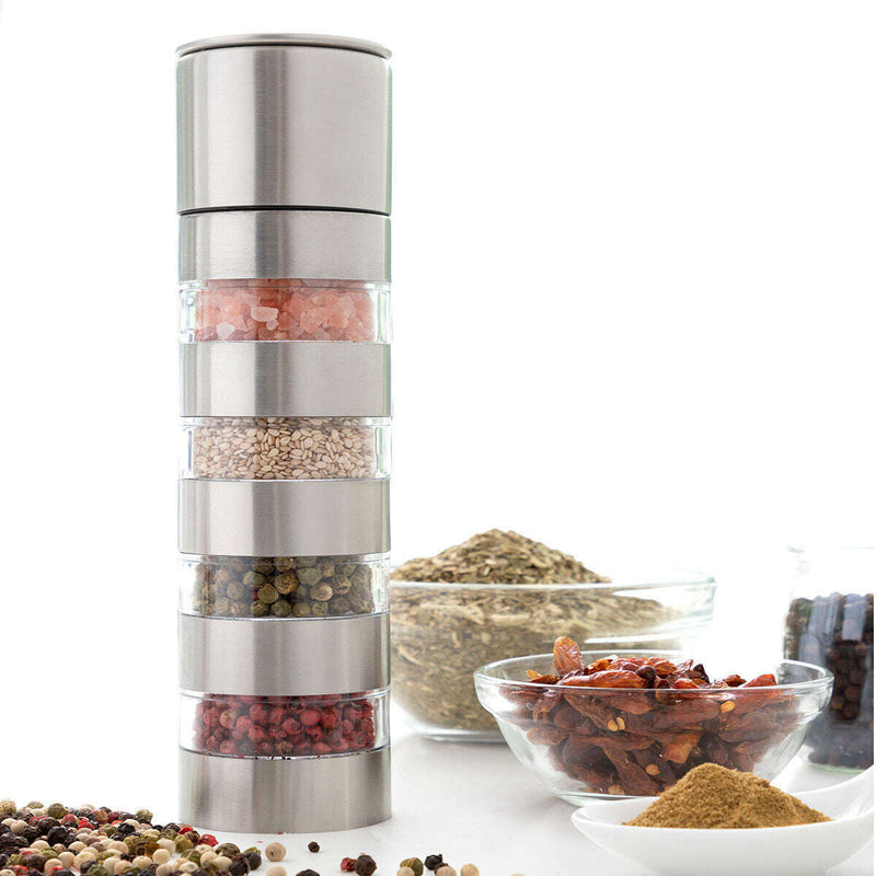 4-in-1 Spice Grinder Millmix Grinders 4-in-1 Spice Grinder Millmix 4-in-1 Spice Grinder Millmix InnovaGoods