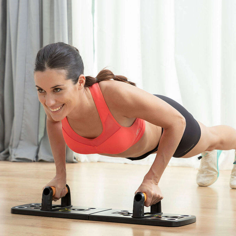 Push-Up Board with Resistance Bands and Exercise Guide sport equipment Push-Up Board with Resistance Bands and Exercise Guide Push-Up Board with Resistance Bands and Exercise Guide InnovaGoods