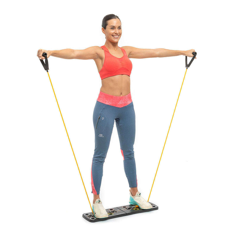 Push-Up Board with Resistance Bands and Exercise Guide sport equipment Push-Up Board with Resistance Bands and Exercise Guide Push-Up Board with Resistance Bands and Exercise Guide InnovaGoods