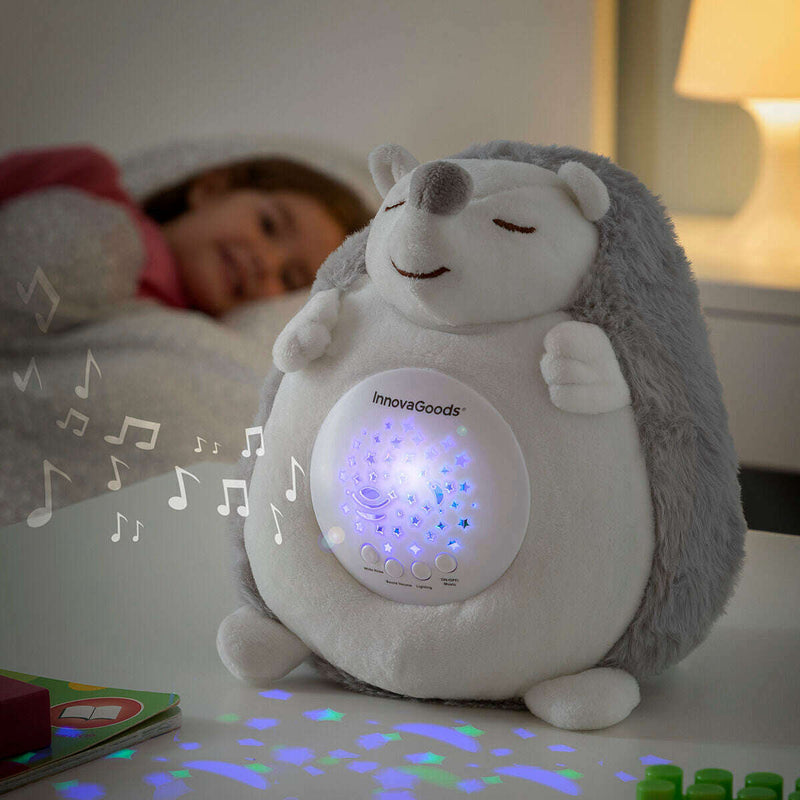 Hedgehog Soft Toy with White Noise and Nightlight Projector light Hedgehog Soft Toy with White Noise and Nightlight Projector Hedgehog Soft Toy with White Noise and Nightlight Projector InnovaGoods