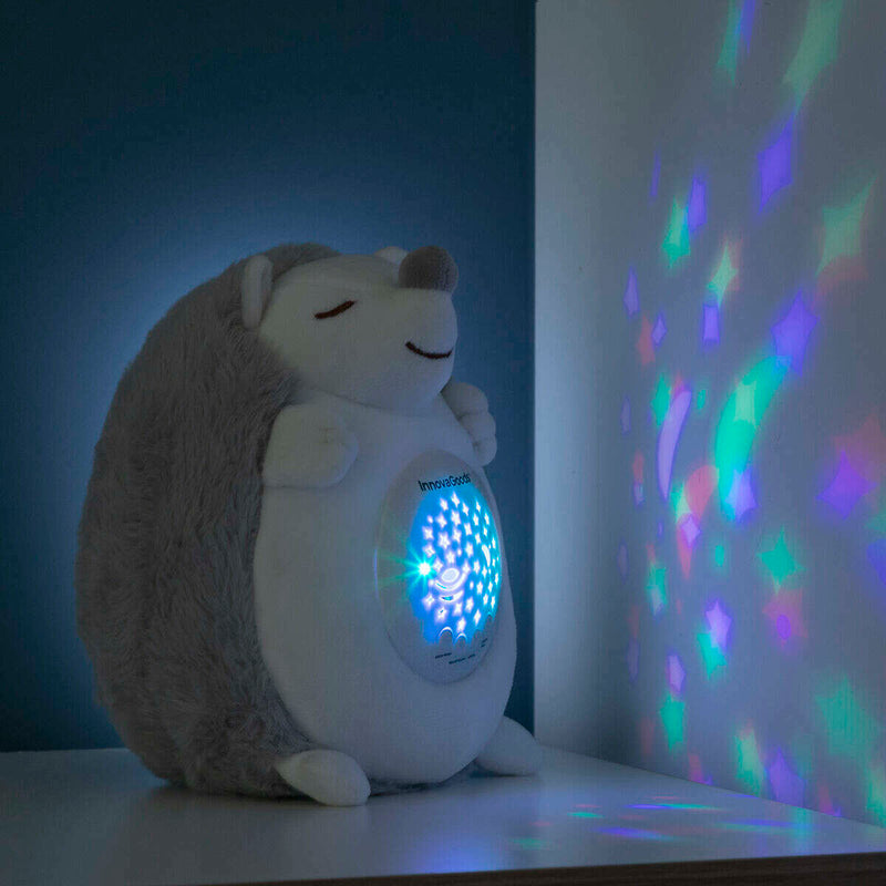 Hedgehog Soft Toy with White Noise and Nightlight Projector light Hedgehog Soft Toy with White Noise and Nightlight Projector Hedgehog Soft Toy with White Noise and Nightlight Projector InnovaGoods