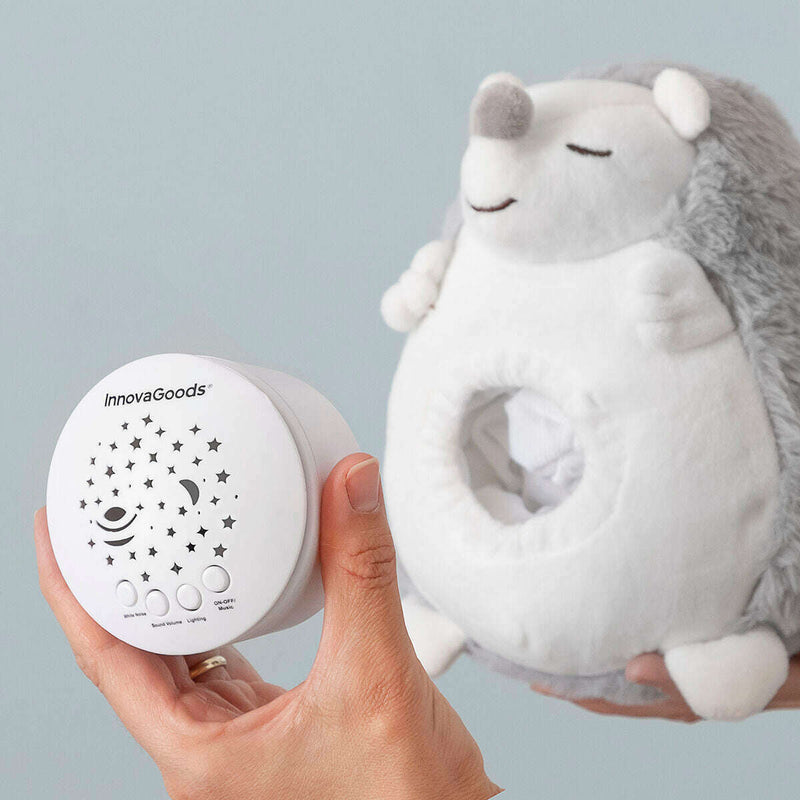 Hedgehog Soft Toy with White Noise and Nightlight Projector light Hedgehog Soft Toy with White Noise and Nightlight Projector Hedgehog Soft Toy with White Noise and Nightlight Projector InnovaGoods