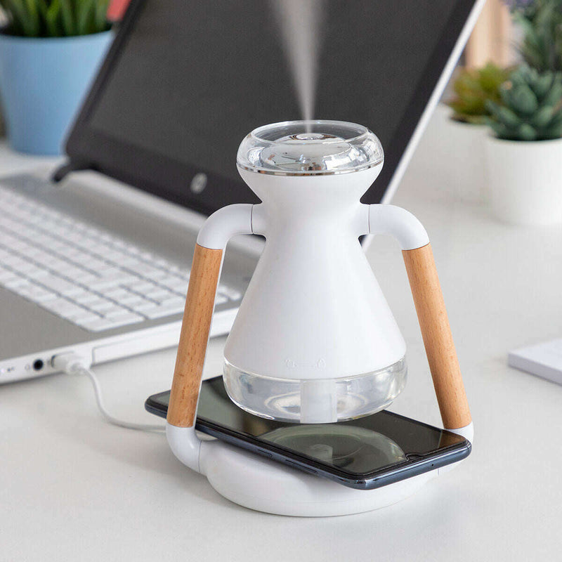 3-in-1 Wireless Charger, Aroma Diffuser and Humidifier Bedroom Accessories 3-in-1 Wireless Charger, Aroma Diffuser and Humidifier 3-in-1 Wireless Charger, Aroma Diffuser and Humidifier InnovaGoods