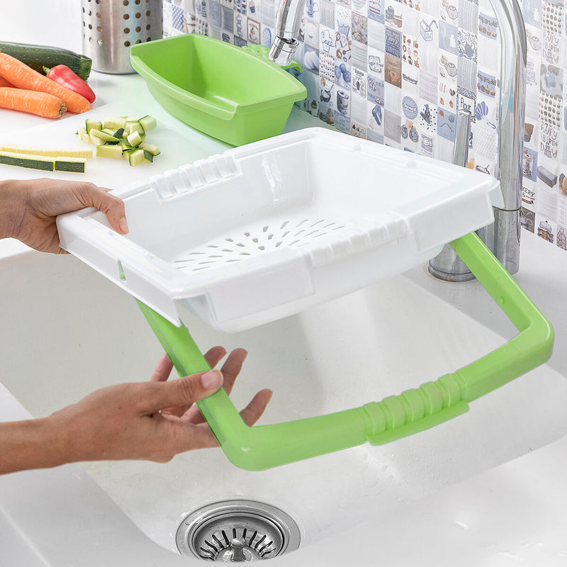 Extendable 3-in-1 Cutting Board with Tray, Container and Drainer PractiCut Cutting Board Extendable 3-in-1 Cutting Board with Tray, Container and Drainer PractiCut Extendable 3-in-1 Cutting Board with Tray, Container and Drainer PractiCut InnovaGoods