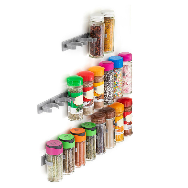 Adhesive and Divisible Spice Organiser spice rack Adhesive and Divisible Spice Organiser Adhesive and Divisible Spice Organiser InnovaGoods