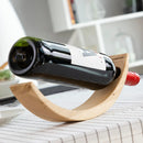 Floating Wooden Wine Bottle Holder Woolance