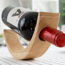 Floating Wooden Wine Bottle Holder Woolance