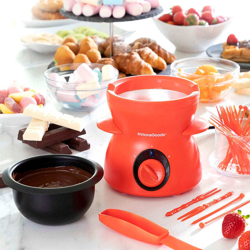 Chocolate Fondue With Accessories Chocolate Tempering Machines Chocolate Fondue With Accessories Chocolate Fondue With Accessories InnovaGoods