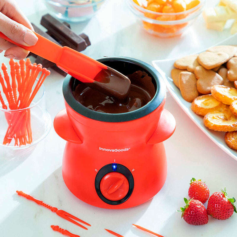 Chocolate Fondue With Accessories Chocolate Tempering Machines Chocolate Fondue With Accessories Chocolate Fondue With Accessories InnovaGoods