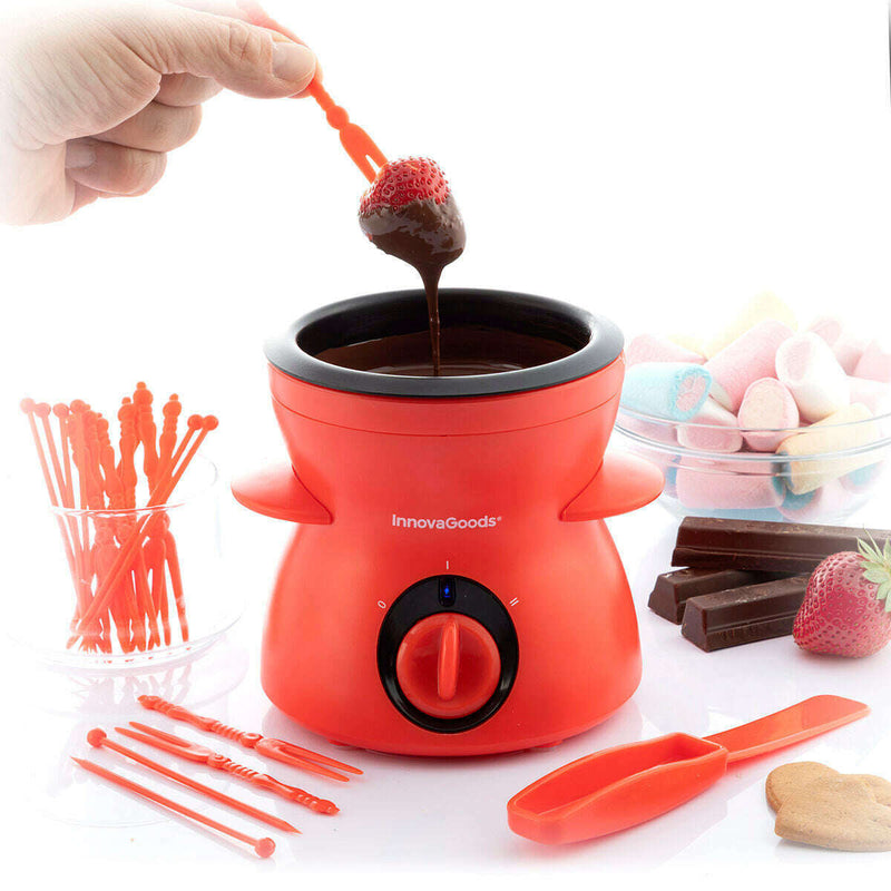 Chocolate Fondue With Accessories Chocolate Tempering Machines Chocolate Fondue With Accessories Chocolate Fondue With Accessories InnovaGoods