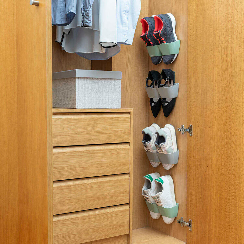 Adhesive Shoe Holders - 4 Units Storage & Organization Adhesive Shoe Holders - 4 Units Adhesive Shoe Holders - 4 Units InnovaGoods