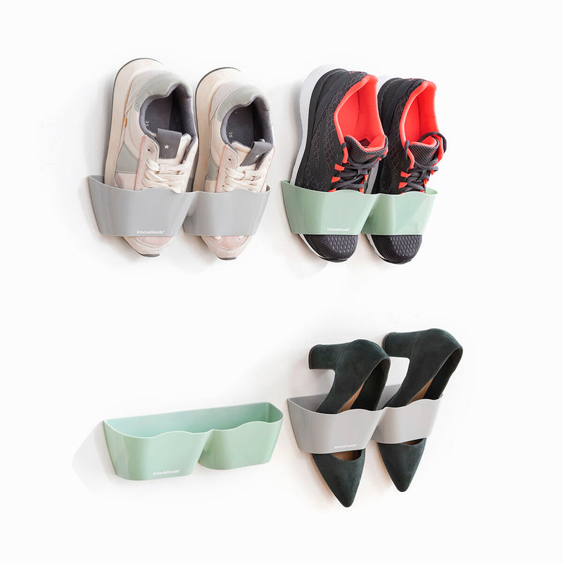 Adhesive Shoe Holders - 4 Units Storage & Organization Adhesive Shoe Holders - 4 Units Adhesive Shoe Holders - 4 Units InnovaGoods