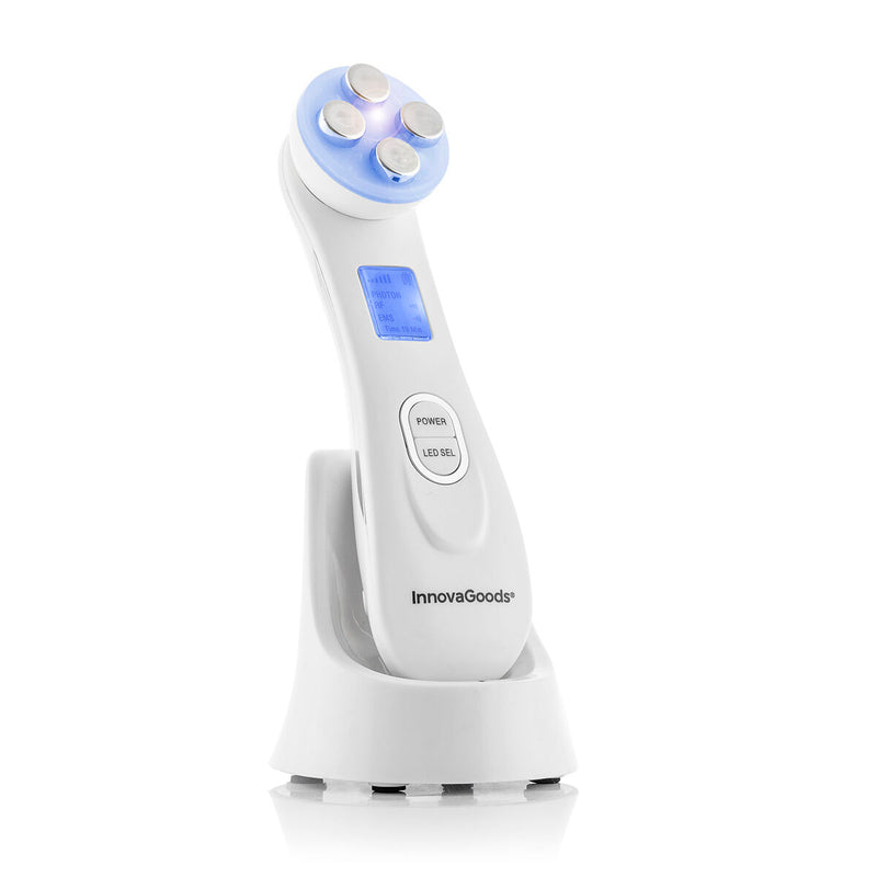 Facial Massager with Radiofrequency, Phototherapy and Electrostimulation Wace facial brush Facial Massager with Radiofrequency, Phototherapy and Electrostimulation Wace Facial Massager with Radiofrequency, Phototherapy and Electrostimulation Wace InnovaGoods