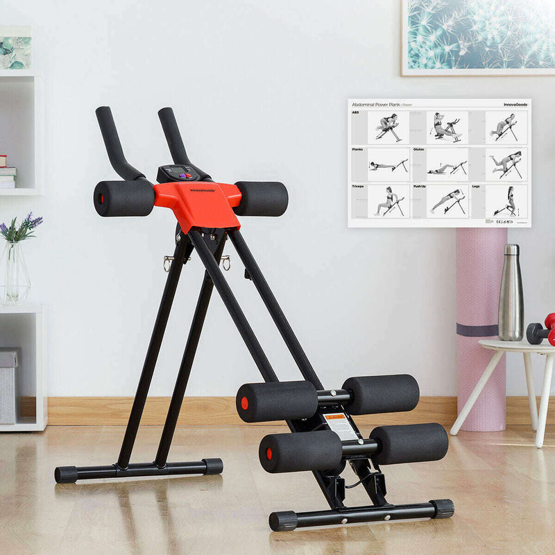 Folding Abdominal Machine with Exercise Guide Plawer sport equipment Folding Abdominal Machine with Exercise Guide Plawer Folding Abdominal Machine with Exercise Guide Plawer InnovaGoods