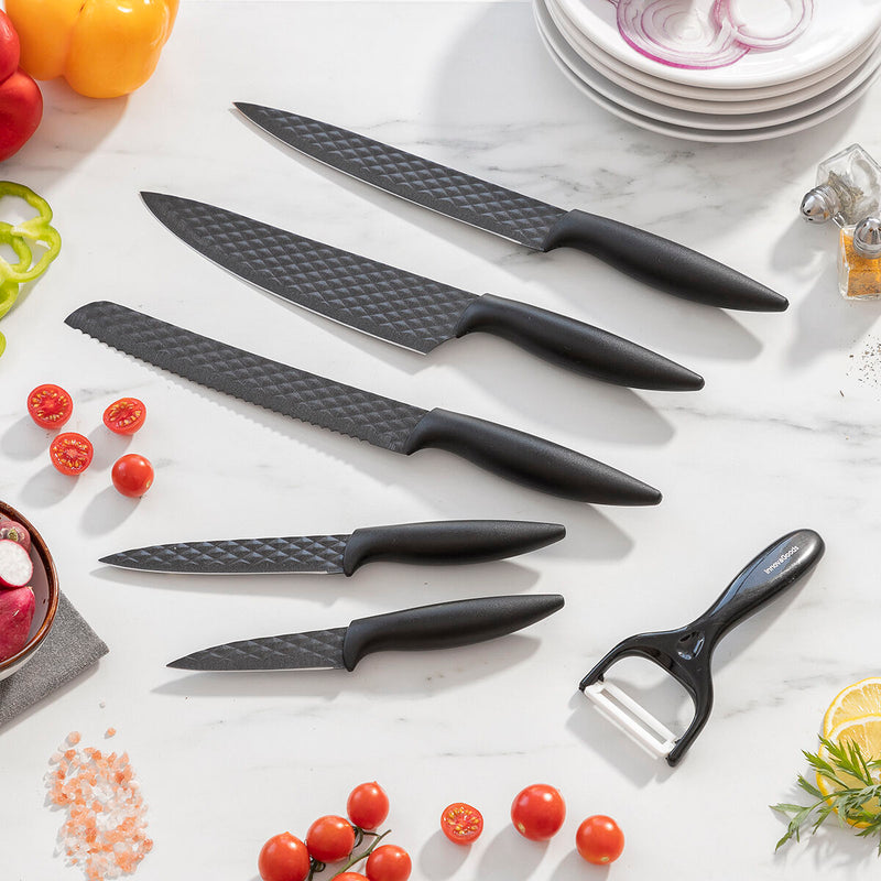 Diamond Kitchen Set Shard, 6 Pieces Kitchen Knives Diamond Kitchen Set Shard, 6 Pieces Diamond Kitchen Set Shard, 6 Pieces InnovaGoods